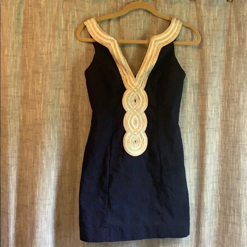 Lilly Pulitzer navy mini dress
